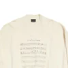 Jersey con el logotipo SS24 y partitura «Beige» 699212TMVO69069