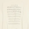 Jersey con el logotipo SS24 y partitura «Beige» 699212TMVO69069
