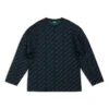 Jersey con logo integral «Azul verdoso oscuro» 736247T32334301