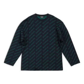 Jersey con logo integral «Azul verdoso oscuro» 736247T32334301