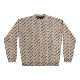 Jersey con logo mini por toda la prenda «Beige» 736247T32339977