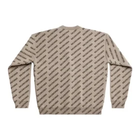 Jersey con logo mini por toda la prenda «Beige» 736247T32339977