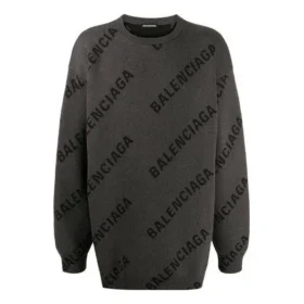 Jersey con logotipo de punto intarsia «Grey» 625970T31781262