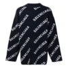 Jersey con logotipo de punto intarsia «Negro» 623283T15674177