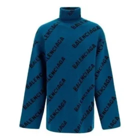 Jersey de cuello alto con logo integral «Petrol Blue» 657402T15672470