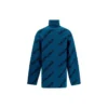 Jersey de cuello alto con logo integral «Petrol Blue» 657402T15672470