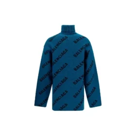 Jersey de cuello alto con logo integral «Petrol Blue» 657402T15672470