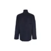 Jersey de cuello alto de algodón cepillado con logotipo garabateado «Azul marino» 625935T31828065