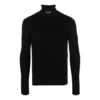 Jersey de cuello alto entallado «Negro» 682003T51751000