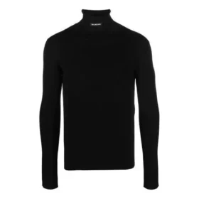 Jersey de cuello alto entallado «Negro» 682003T51751000