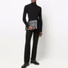 Jersey de cuello alto entallado «Negro» 682003T51751000