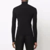 Jersey de cuello alto entallado «Negro» 682003T51751000