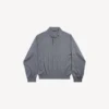 Jersey de cuello alto para hombre en gris jaspeado Jersey de cuello alto para hombre en gris jaspeado