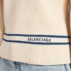 Jersey de cuello barco para mujer en azul marino/blanco Jersey de cuello barco para mujer en azul marino/blanco