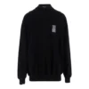 Jersey de cuello redondo con código de barras «Negro» 652981TKVE61070
