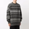 Jersey de cuello redondo con diseño Fair Isle «Gris» 675280T16121240