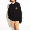 Jersey de cuello redondo con logotipo «B Crest» de estilo deportivo «Negro» 671125TLV60-1000
