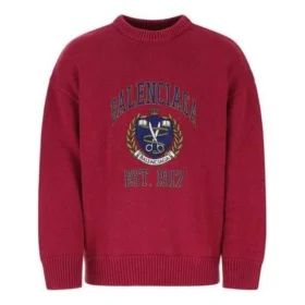 Jersey de cuello redondo con logotipo universitario «Est. 1917» «Rojo» 675267T32176164