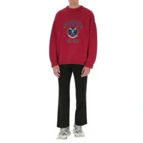 Jersey de cuello redondo con logotipo universitario «Est. 1917» «Rojo» 675267T32176164