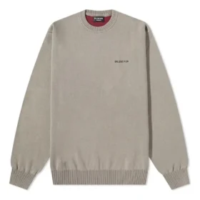 Jersey de cuello redondo de la Political Campaign «Khaki» 695827T32385963
