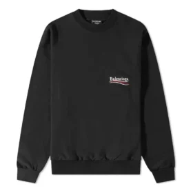 Jersey de cuello redondo de Political Campaign «Black» 697869TKVI91070