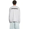 Jersey de cuello redondo oversize Strike 1917 «Gris claro» 699212TMVH21023