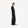 Jersey de cuello redondo para hombre en negro Jersey de cuello redondo para hombre en negro