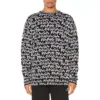 Jersey de intarsia «Black White» de Balenciaga Paris con estampado integral 599826T31701070