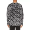 Jersey de intarsia «Black White» de Balenciaga Paris con estampado integral 599826T31701070