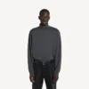 Jersey de media cremallera para hombre en gris