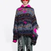 Jersey de mezcla de lana con diseño Fair Isle desgastado «Azul» 662518T16028088