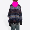 Jersey de mezcla de lana con diseño Fair Isle desgastado «Azul» 662518T16028088