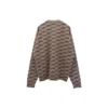 Jersey de punto de cuello redondo con estampado integral «Beige» 733859T32539378
