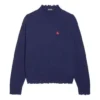 Jersey de punto de lana de cuello alto «Blue» de Double B 682010T16274011