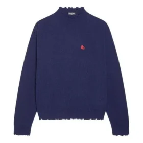 Jersey de punto de lana de cuello alto «Blue» de Double B 682010T16274011 Jersey de punto de lana de cuello alto «Blue» de Double B 682010T16274011