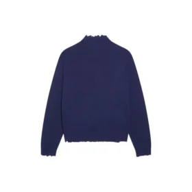 Jersey de punto de lana de cuello alto «Blue» de Double B 682010T16274011 Jersey de punto de lana de cuello alto «Blue» de Double B 682010T16274011
