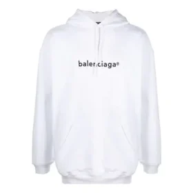 Jersey oversize con logotipo de Balenciaga para hombre, blanco, 570811TIV559040 Jersey oversize con logotipo de Balenciaga para hombre, blanco, 570811TIV559040