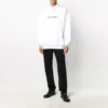 Jersey oversize con logotipo de Balenciaga para hombre, blanco, 570811TIV559040