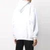 Jersey oversize con logotipo de Balenciaga para hombre, blanco, 570811TIV559040
