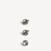 Juego de pendientes de gala para mujer en oro oscuro/cristal Juego de pendientes de gala para mujer en oro oscuro/cristal