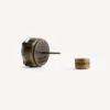 Juego de pendientes de gala para mujer en oro oscuro/cristal Juego de pendientes de gala para mujer en oro oscuro/cristal