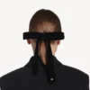 Lazo para el pelo fino «Holli» para mujer en negro/plata brillante Lazo para el pelo fino «Holli» para mujer en negro/plata brillante