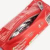 Llavero/colgante para hombre con forma de bolsa de aperitivos en rojo