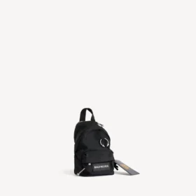 Llavero/colgante para mochila Balenciaga Explorer Micro para hombre (PUBG/PUBG M) en negro