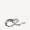 Llavero Neverlost para hombre en plata envejecida