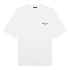 Logotipo estampado, logotipo pequeño, hombre, blanco, 620969TIV529040