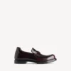 Mocasines cómodos para hombre en burdeos oscuro Mocasines cómodos para hombre en burdeos oscuro