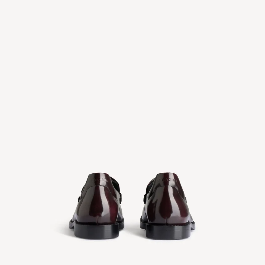 Mocasines cómodos para hombre en burdeos oscuro Mocasines cómodos para hombre en burdeos oscuro