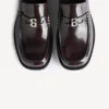 Mocasines cómodos para hombre en burdeos oscuro Mocasines cómodos para hombre en burdeos oscuro