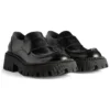 Mocasines Tractor «Piel de becerro lisa negra» 760433WA8E91000
